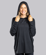 Icy LS Hooded Shirt - Black