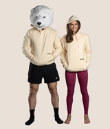 Nino Hoodie in Stone, second fit, view 8 — GYMKUMA