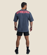 Iron Oversized T-Shirt - Gray/Red