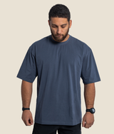 Iron Oversized T-Shirt - Gray/Red