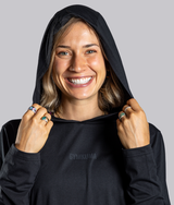Icy LS Hooded Shirt - Black