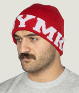 Flag Beanie in Red, view 4 — GYMKUMA