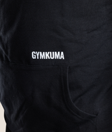 Nino Hoodie in Black, view 5 — GYMKUMA