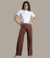 Sushi Straight Leg Bottoms - Mocha Brown