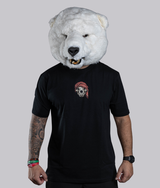 Bear Skull T-Shirt - Black