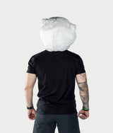 5:AM Club T-Shirt in Black, view 4 — GYMKUMA