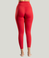 Passion Leggings in Red, view 3 — GYMKUMA