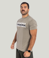 Retrobrand T-shirt - Hazelnut