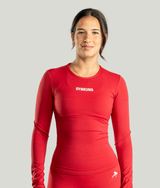 Passion Long Sleeve in Red — GYMKUMA