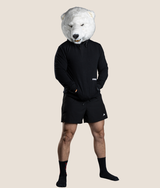 Nino Hoodie in Black, view 7 — GYMKUMA
