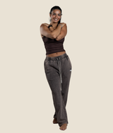 Rib Tank - Chocolate Brown
