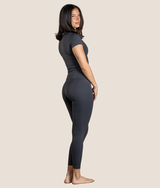 Passion Leggings in Gray, view 3 — GYMKUMA