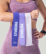3 Set Resistance Loop Bands - Shades of purple