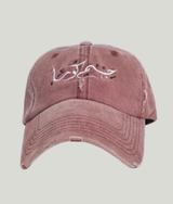 GYMKUMA Script cap in pink