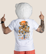 Caricature WC2026 T-Shirt in White, second fit, view 3 — GYMKUMA