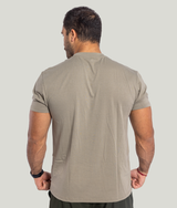 Retrobrand T-shirt - Hazelnut