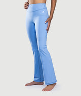 Fly-Half Leggings in Cloud Drop, view 3 — GYMKUMA