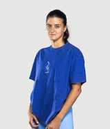Ink Drop Oversized T-shirt - Blue