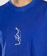 Ink Drop Oversized T-shirt - Blue