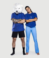 Ink Drop Oversized T-shirt - Blue