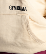 Nino Hoodie in Stone, second fit, view 3 — GYMKUMA