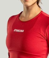 Passion Long Sleeve in Red, view 2 — GYMKUMA