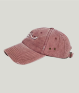 GYMKUMA pink Script cap, 100% cotton