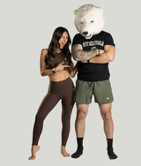 Jenn Set in Mocha Brown, view 12 — GYMKUMA