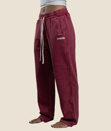 Nabila 2.0 Sweatpants in Washed Red, view 2 — GYMKUMA