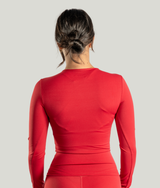 Passion Long Sleeve in Red, view 4 — GYMKUMA