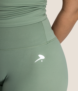 Passion Leggings in Matcha Green, view 7 — GYMKUMA