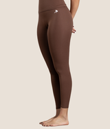Passion Leggings in Mocha Brown, view 5 — GYMKUMA