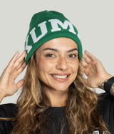 Flag Beanie in Green, alternate listing — GYMKUMA