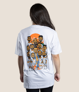 Caricature WC2026 T-Shirt in White, view 3 — GYMKUMA
