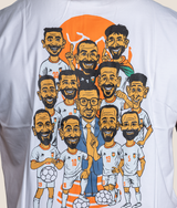 Caricature WC2026 T-Shirt in White, second fit, view 5 — GYMKUMA