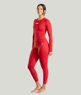 Passion Long Sleeve in Red, view 5 — GYMKUMA