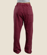 Nabila 2.0 Sweatpants in Washed Red, view 3 — GYMKUMA