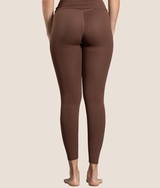 Passion Leggings in Mocha Brown, view 6 — GYMKUMA