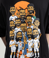 Caricature WC2026 T-Shirt in Black, view 4 — GYMKUMA