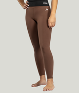 Performance Leggings - Mocha Brown