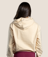 Nino Hoodie in Stone, second fit, view 10 — GYMKUMA