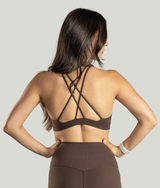 Jenn Set in Mocha Brown, view 6 — GYMKUMA