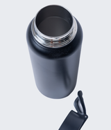 Matte black GYMKUMA bottle with carry loop