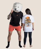 Caricature WC2026 T-Shirt in White, view 7 — GYMKUMA