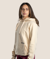 Nino Hoodie in Stone, second fit, view 4 — GYMKUMA