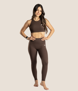 Jenn Bra in Mocha Brown, view 6 — GYMKUMA