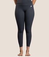 Passion Leggings in Gray, view 2 — GYMKUMA