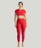Passion Leggings in Red, view 8 — GYMKUMA
