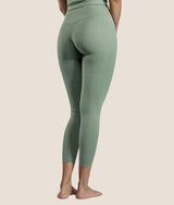 Passion Leggings in Matcha Green, view 2 — GYMKUMA