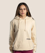 Nino Hoodie in Stone, second fit, view 5 — GYMKUMA